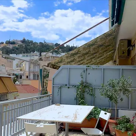 Sunbathed Balcony - Philopappou View Apartment